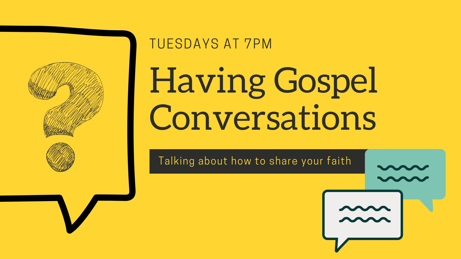 Having Gospel Conversations - Week 1 Image