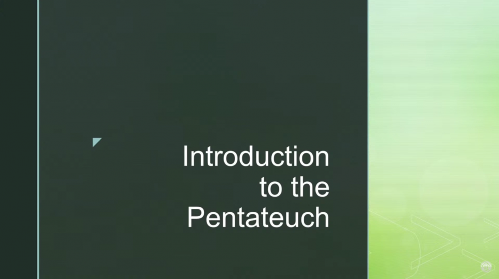 Introduction to the Pentateuch